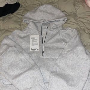 Lululemon oversized half zip scuba